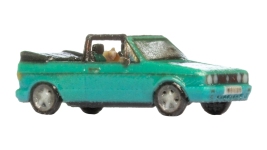 Noch 37612 - N - VW Golf 1 Cabriolet - türkis